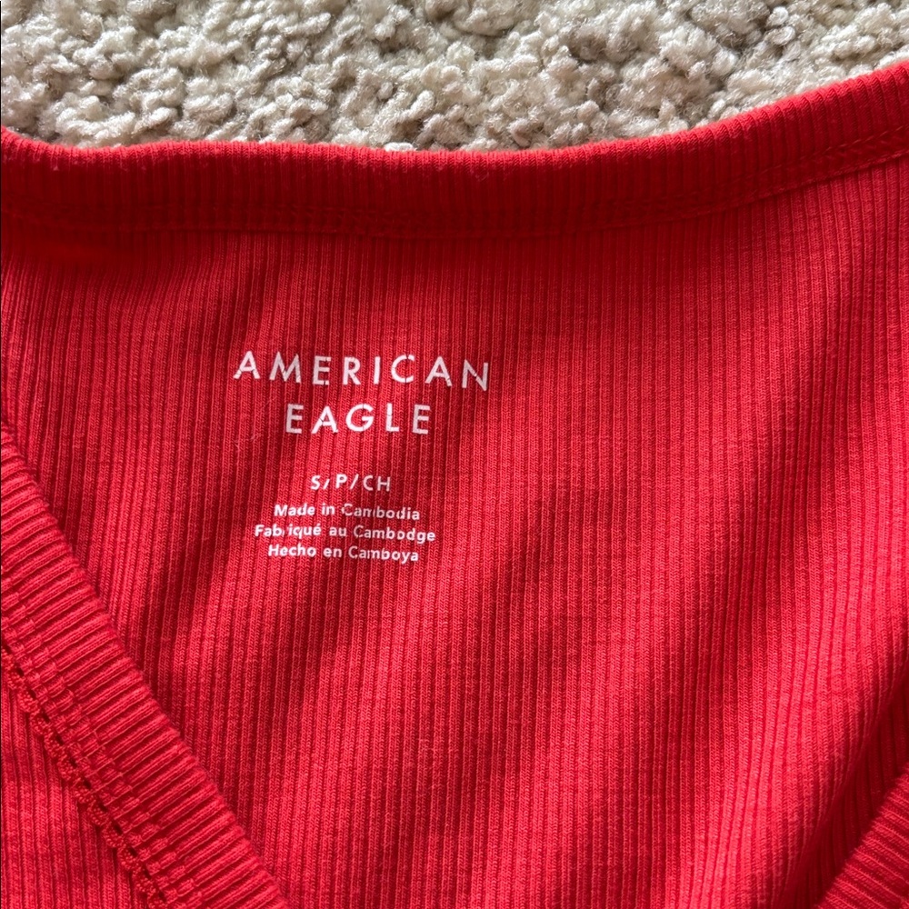 AE Henley Long Sleeve Tee - Picture 2 of 4